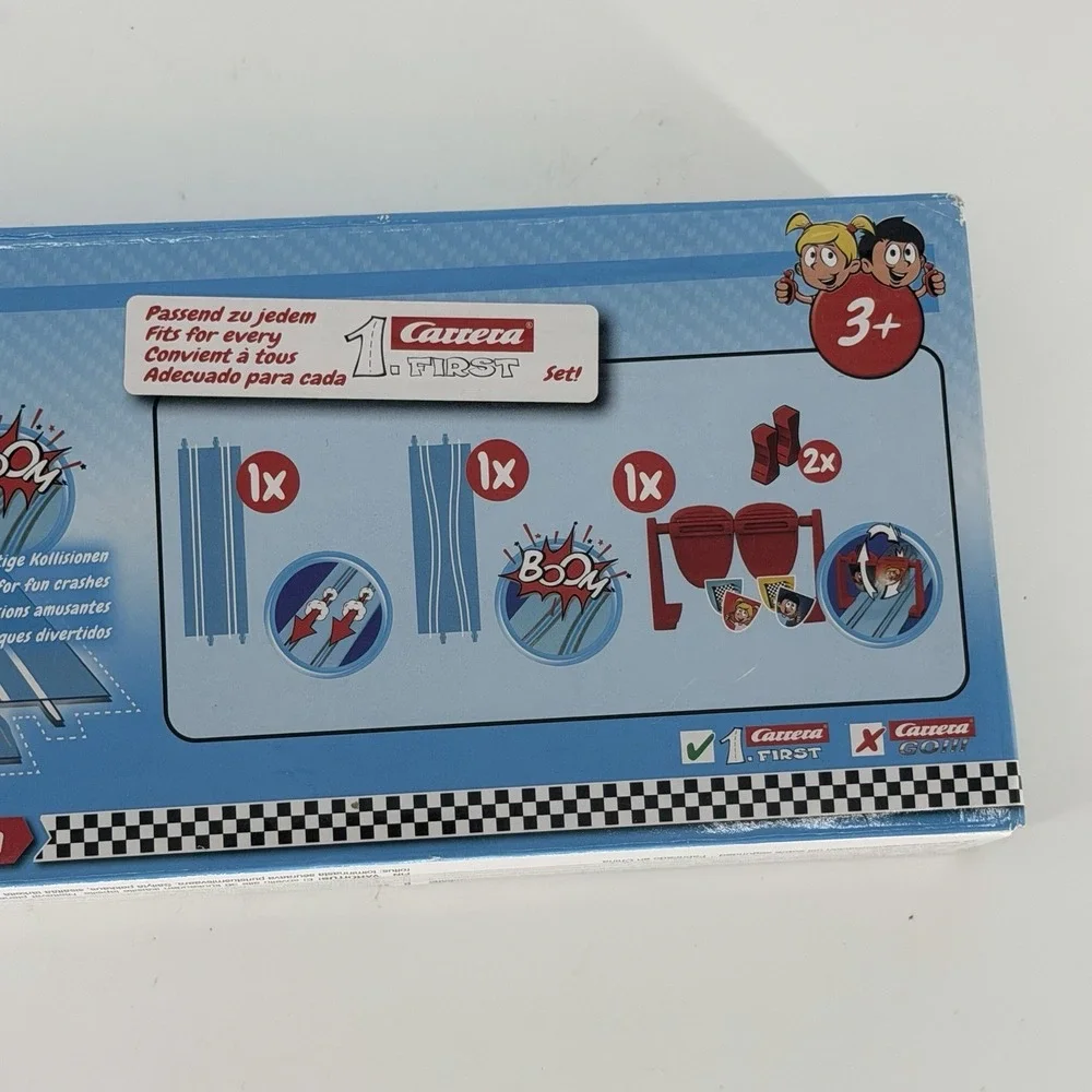 Carrera FIRST One Fits All Expansion Pack Slot Racing Track Set New Box Damage